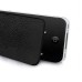 Leather Back Cover For iPhone 4S - Black