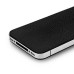 Leather Back Cover For iPhone 4S - Black