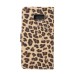 Leopard Design Magnetic Stand Flip Leather Case for Samsung Galaxy Note 7 - Yellow