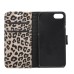 Leopard Design Magnetic Stand Flip Leather Case for iPhone 7 - Brown