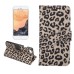 Leopard Design Magnetic Stand Flip Leather Case for iPhone 7 - Brown