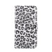 Leopard Design Magnetic Stand Flip Leather Case for iPhone 7 - White