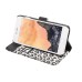 Leopard Design Magnetic Stand Flip Leather Case for iPhone 7 - White