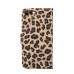 Leopard Design Magnetic Stand Flip Leather Case for iPhone 7 - Yellow