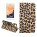 Leopard Design Magnetic Stand Flip Leather Case for iPhone 7 - Yellow