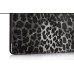 Leopard Pattern Folio Stand Leather Case For iPad 2 / 3 / 4 - Black