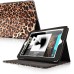 Leopard Pattern Folio Stand Leather Case For iPad 2 / 3 / 4 - Brown