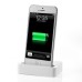 Lightning 8-Pin To 30-Pin Dock With Audio Converter Adapter Sycn Charger For iPhone 5 iPod Touch 5 - White