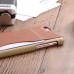 Linen Design Card Slot Holder Back Case Cover for iPhone 6/6s Plus - Brown