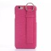 Linen Design With Hanging Ring Back Case Cover for iPhone 6/6s - Magenta