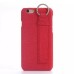 Linen Design With Hanging Ring Back Case Cover for iPhone 6/6s - Red