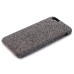 Linen Herringbone Patterns Back Case Cover for iPhone 6/6s - Black