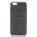 Linen Herringbone Patterns Back Case Cover for iPhone 6/6s - Black