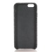 Linen Herringbone Patterns Back Case Cover for iPhone 6/6s - Black