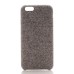 Linen Herringbone Patterns Back Case Cover for iPhone 6/6s Plus - Grey