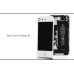 Liquid Crystal Glass Back Cover Housing For iPhone 4S- White