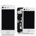 Liquid Crystal Glass Back Cover Housing For iPhone 4S- White