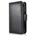 Litchi Grain Magnetic Wallet Style Leather Case with Card Slot Holder for Samsung Galaxy S4 i9500 - Black