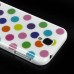 Lively Colorful Spots Style TPU Case For Samsung Galaxy S4 i9500 - White