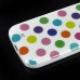 Lively Colorful Spots Style TPU Case For Samsung Galaxy S4 i9500 - White