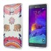 Lovely Elephant and Flower TPU Case for Samsung Galaxy Note 4