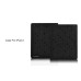 Lucky Bear Folio Stand Leather Case Cover For iPad 2 / 3 / 4 - Black