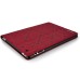 Lucky Bear Folio Stand Leather Case Cover For iPad 2 / 3 / 4 - Red