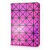 Luxury Bright  PU Leather Case Stand Smart Cover For Apple iPad Mini 4 - Magenta