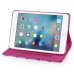 Luxury Bright  PU Leather Case Stand Smart Cover For Apple iPad Mini 4 - Pink