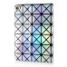 Luxury Bright  PU Leather Case Stand Smart Cover For Apple iPad Mini 4 - White