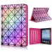 Luxury Bright Surface PU Leather Case Stand Cover For Apple iPad 2 / 3 / 4 - Pink