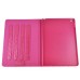 Luxury Bright Surface PU Leather Case Stand Cover For Apple iPad 2 / 3 / 4 - Pink