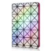 Luxury Bright Surface PU Leather Case Stand Cover For Apple iPad 2 / 3 / 4 - White