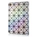 Luxury Bright Surface PU Leather Case Stand Cover For Apple iPad 2 / 3 / 4 - White