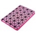 Luxury Bright Surface PU Leather Case Stand Cover For Apple iPad Air 2 (iPad 6) - Pink