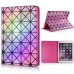 Luxury Bright Surface PU Leather Case Stand Cover For Apple iPad Air 2 (iPad 6) - Pink