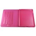 Luxury Bright Surface PU Leather Case Stand Cover For Apple iPad Air 2 (iPad 6) - Pink