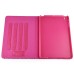 Luxury Bright Surface PU Leather Case Stand Cover For Apple iPad Air (iPad 5) - Pink