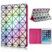 Luxury Bright Surface PU Leather Case Stand Cover For Apple iPad Air (iPad 5) - White