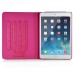 Luxury Bright Surface PU Leather Case Stand Cover For Apple iPad Mini1/2/3 - Pink
