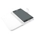 Luxury Bright Wallet Card Holder Flip PU Leather Magnetic Closure Stand Case Cover For Samsung Galaxy Note 4 - White