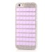 Luxury Candy Color Bling Rhinestone Diamond Chain Design Protective Hard Case for iPhone 6 4.7 inch - Light Purple