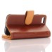 Luxury Crazy Horse Leather Case Wallet With Card Holder for iPhone 7 - Brown