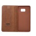 Luxury Crazy Horse PU Leather Magnetic Closure Flip Stand Case With Card Slot for Samsung Galaxy Note 7 - Brown