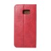 Luxury Crazy Horse PU Leather Magnetic Closure Flip Stand Case With Card Slot for Samsung Galaxy Note 7 - Red