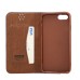 Luxury Crazy Horse PU Leather Magnetic Closure Flip Stand Case With Card Slot for iPhone 7 - Brown