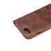 Luxury Crazy Horse PU Leather Magnetic Closure Flip Stand Case With Card Slot for iPhone 7 - Brown