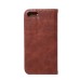 Luxury Crazy Horse PU Leather Magnetic Closure Flip Stand Case With Card Slot for iPhone 7 - Coffee