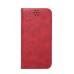 Luxury Crazy Horse PU Leather Magnetic Closure Flip Stand Case With Card Slot for iPhone 7 - Red