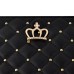 Luxury Crown Leather Smart Stand Case Cover For iPad Air 2 (iPad 6) - Black